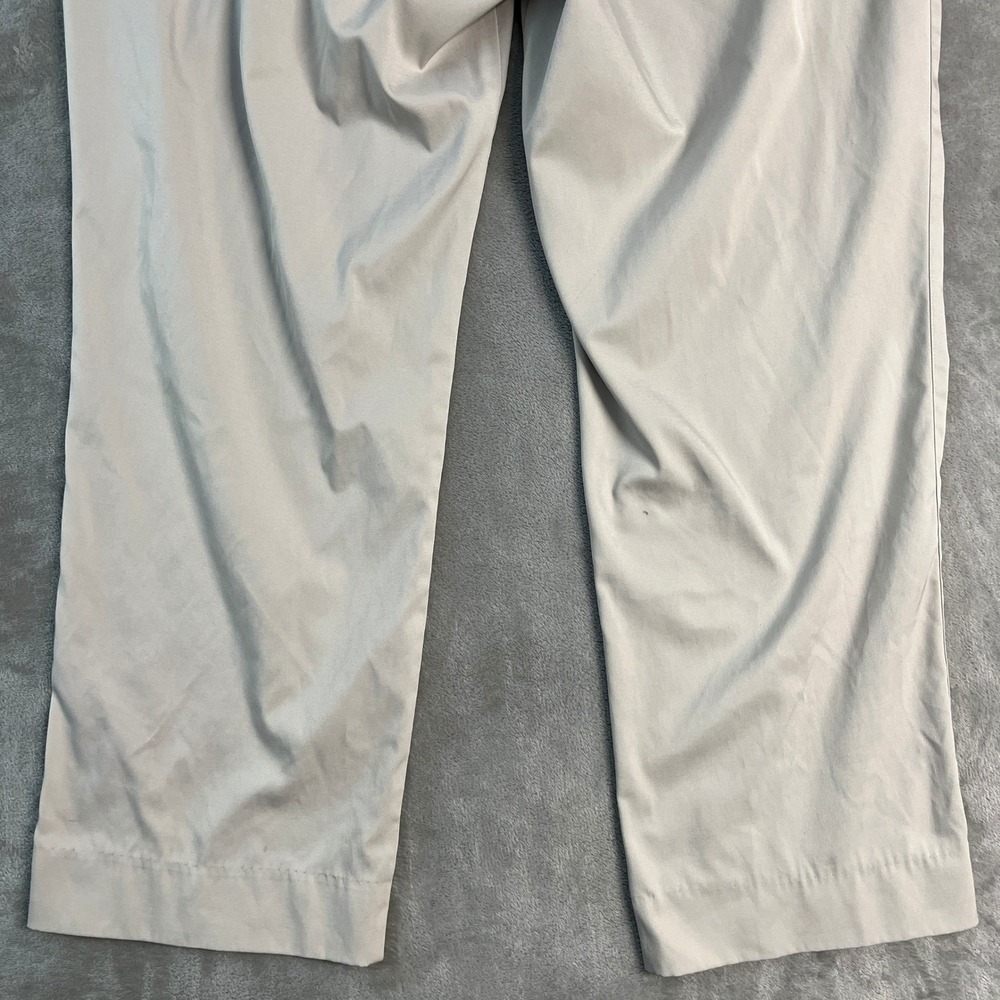 Nike Golf Tour Performance Dri-FIT Pants Mens 42 Light Khaki Tan White Casual - Picture 14 of 16